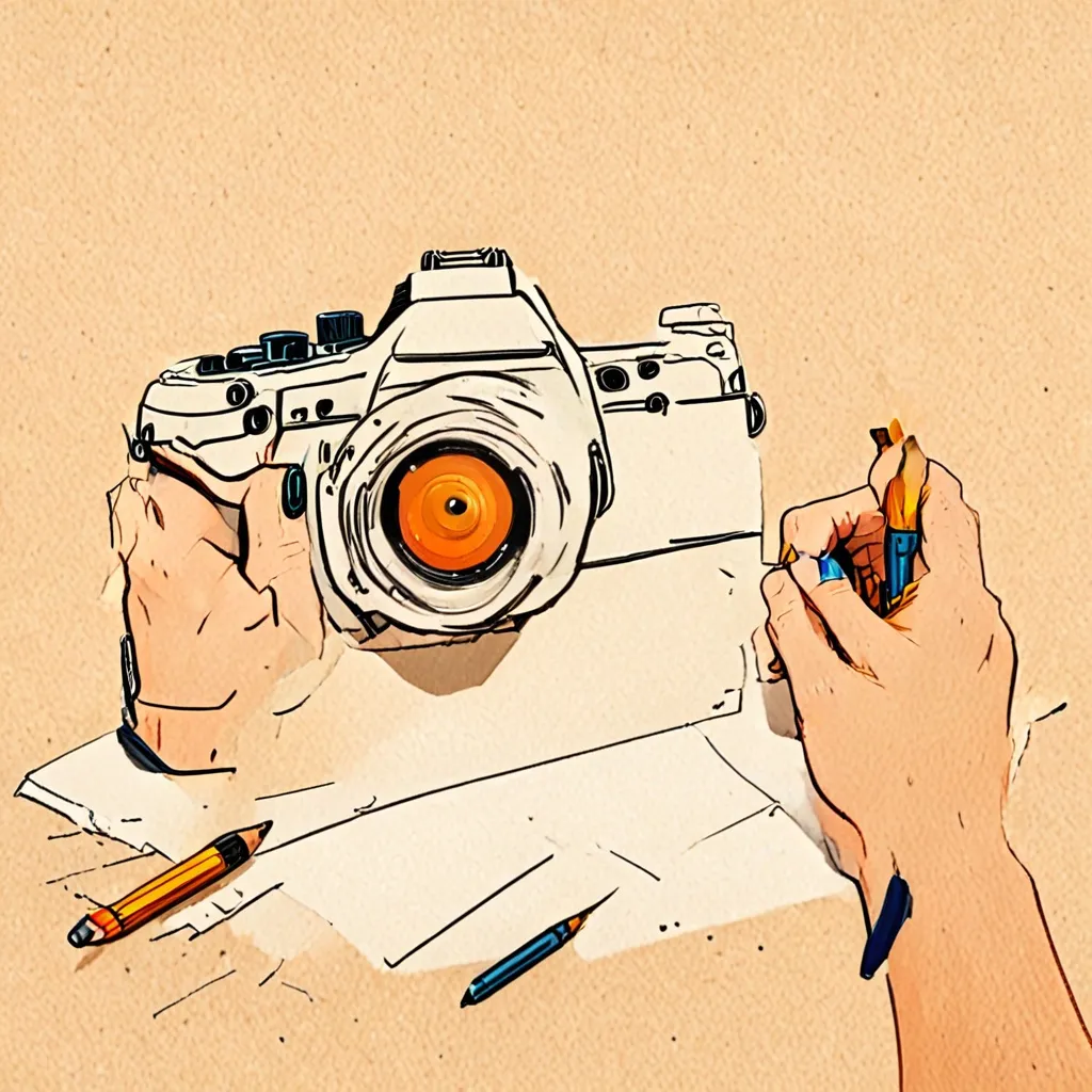 Jak narysować aparat? Prosty przewodnik dla początkujących artystów