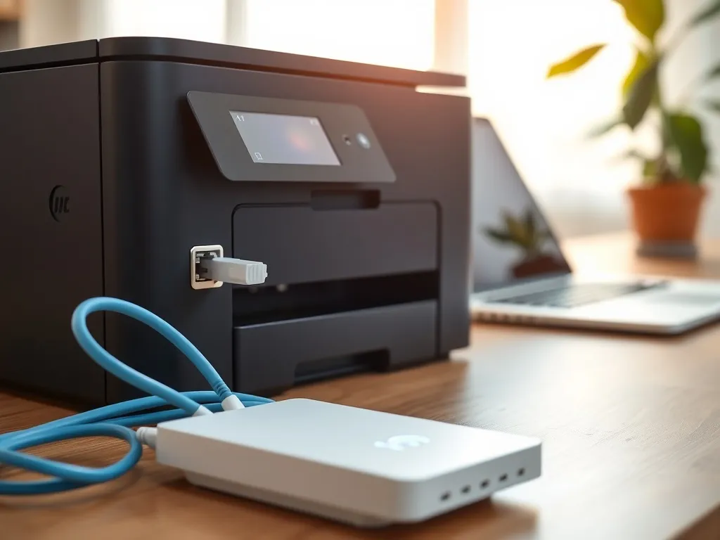 Jak zmienić sieć w drukarce HP?