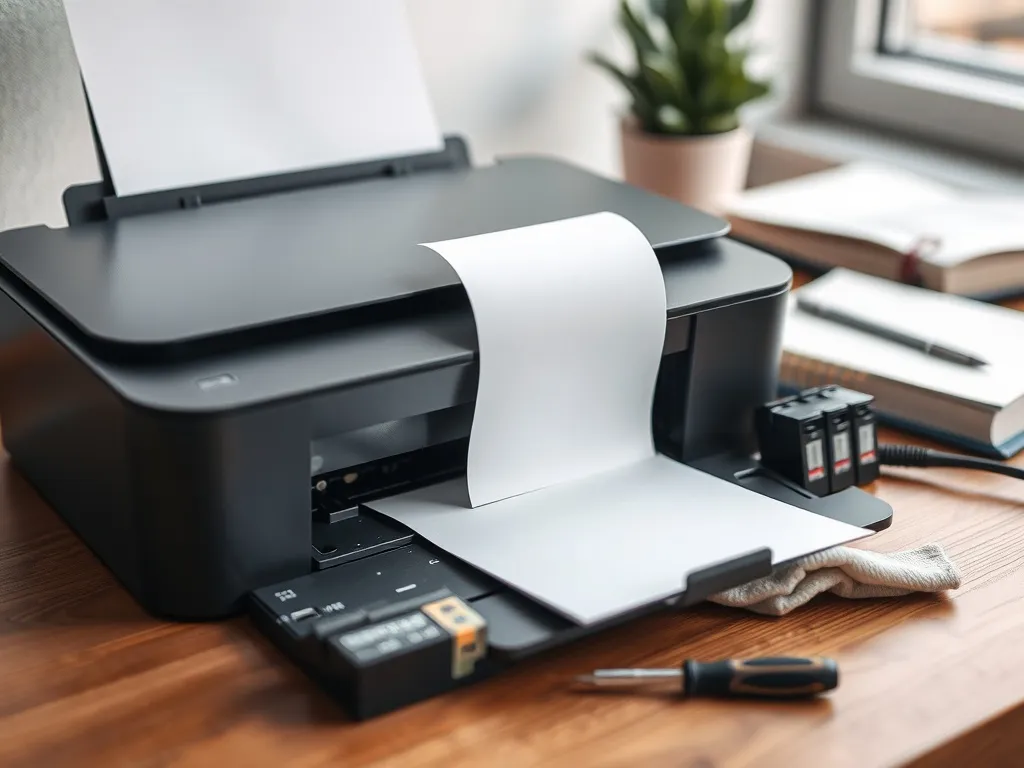 Czemu drukarka drukuje puste kartki i jak to naprawić?