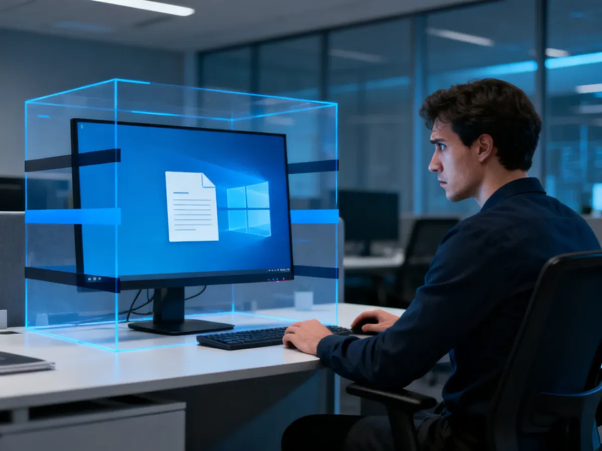 Testowanie nieznanego pliku w bezpiecznej piaskownicy Windows